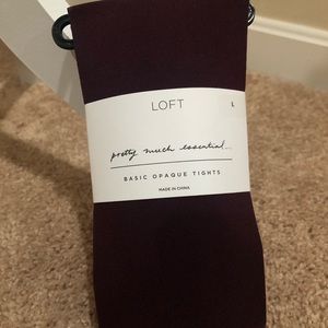 NWT deep plum/wine opaque tights